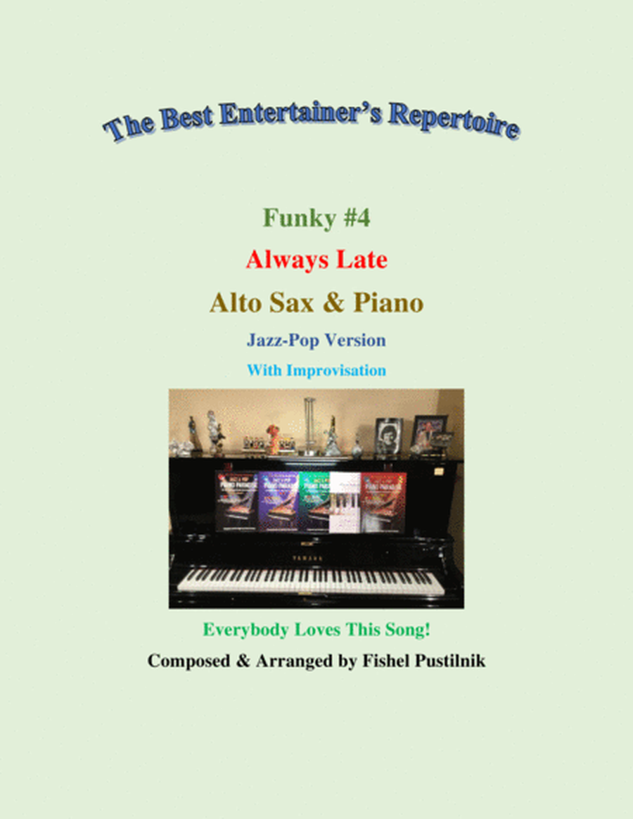 Funk #4 "Always Late" for Alto Sax and Piano-Video image number null