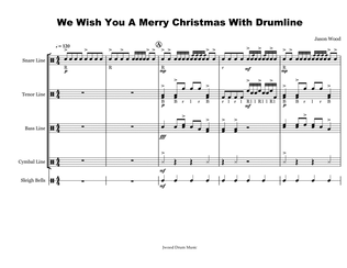 We Wish You A Merry Christmas With Drumline (Drumline Cadence)