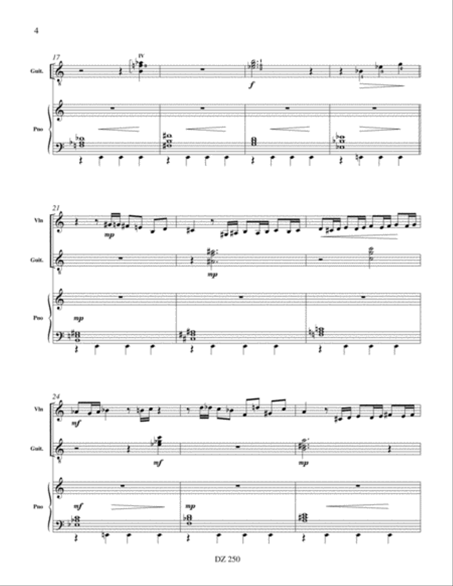 Cinq Phonies Cinq Phonies Violin scores gallery preview page 4