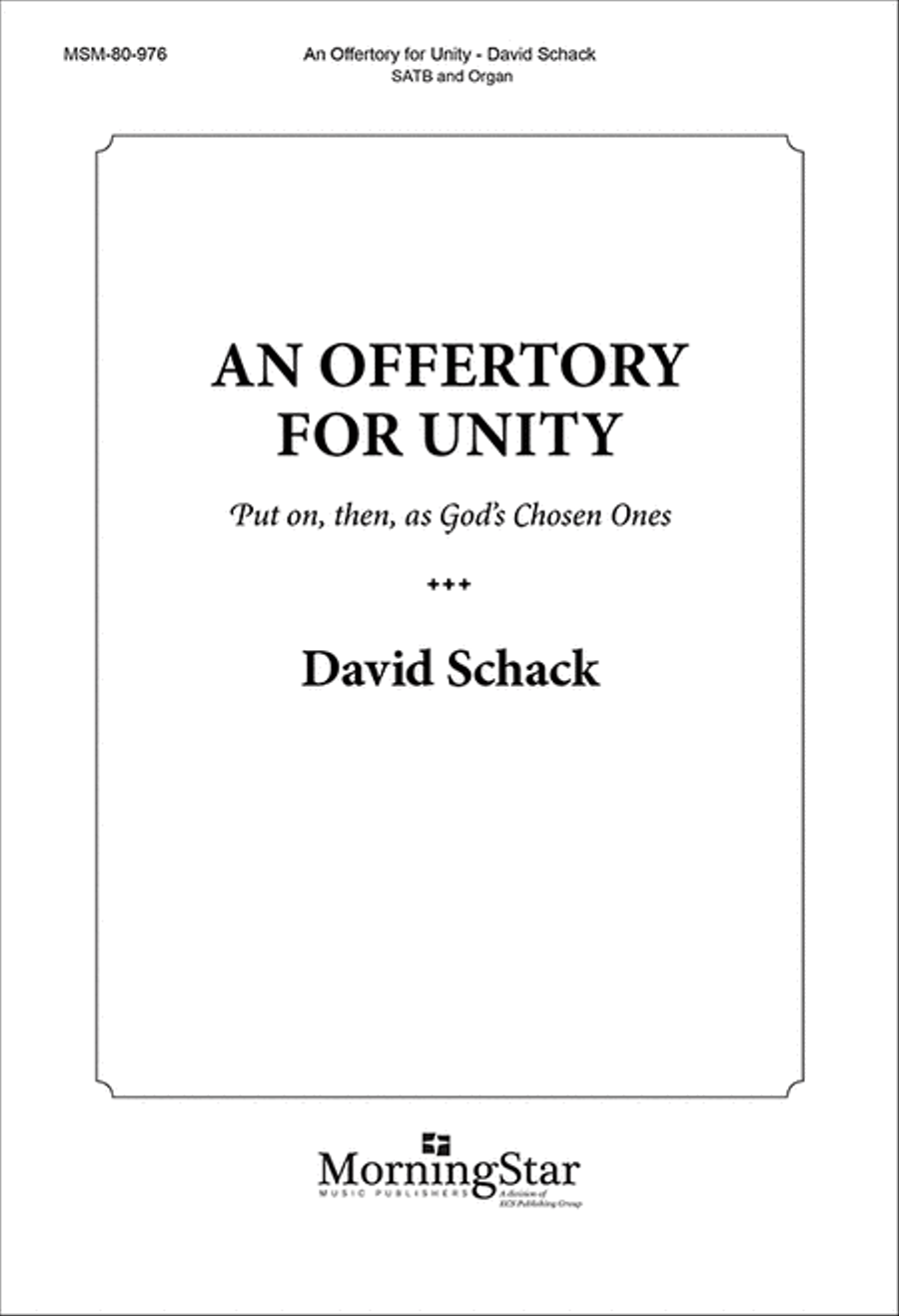 Offertory for Unity 4-Part scores gallery preview page 1