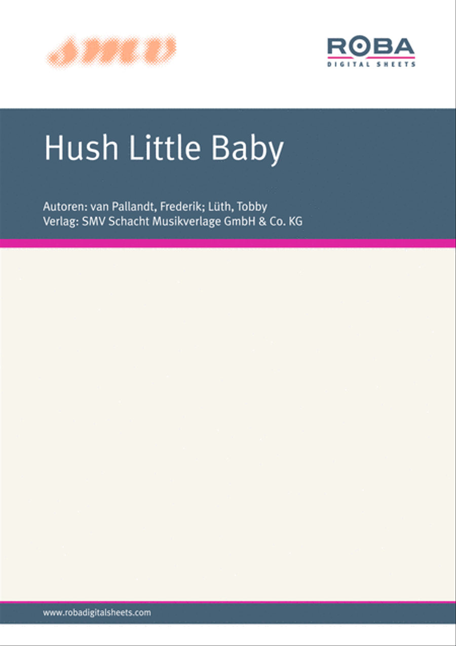 Hush Little Baby Hush Little Baby Voice scores gallery preview page 1
