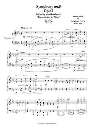 L.van Beethoven - Symphony no.5 Op.67 for piano – 3rd and 4th mov. Scherzo(Allegro) - Allegro