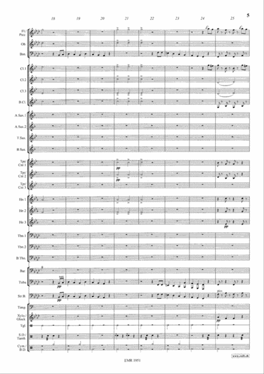 Egyptian March 4-Part scores gallery preview page 6