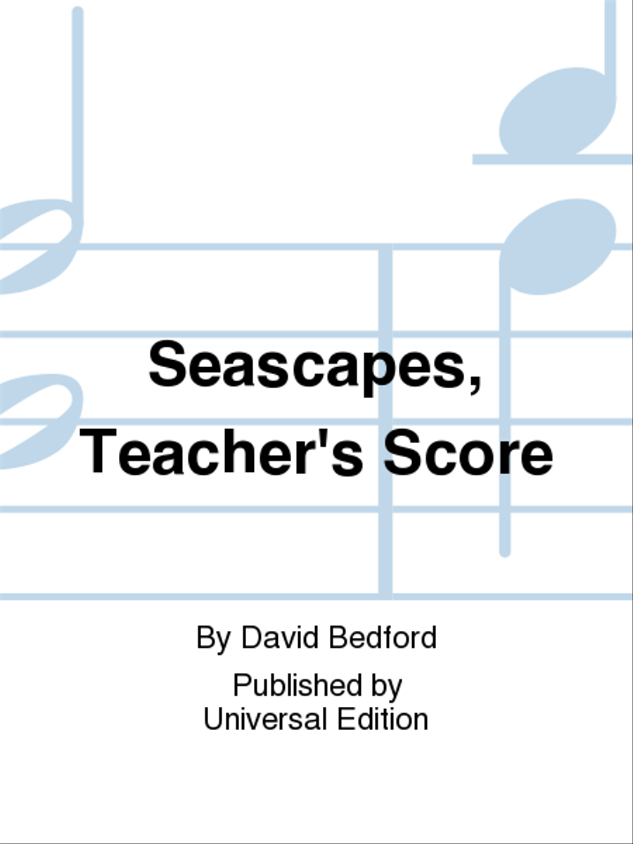 Seascapes, Teacher's Score Teacher Editions scores gallery preview page 1