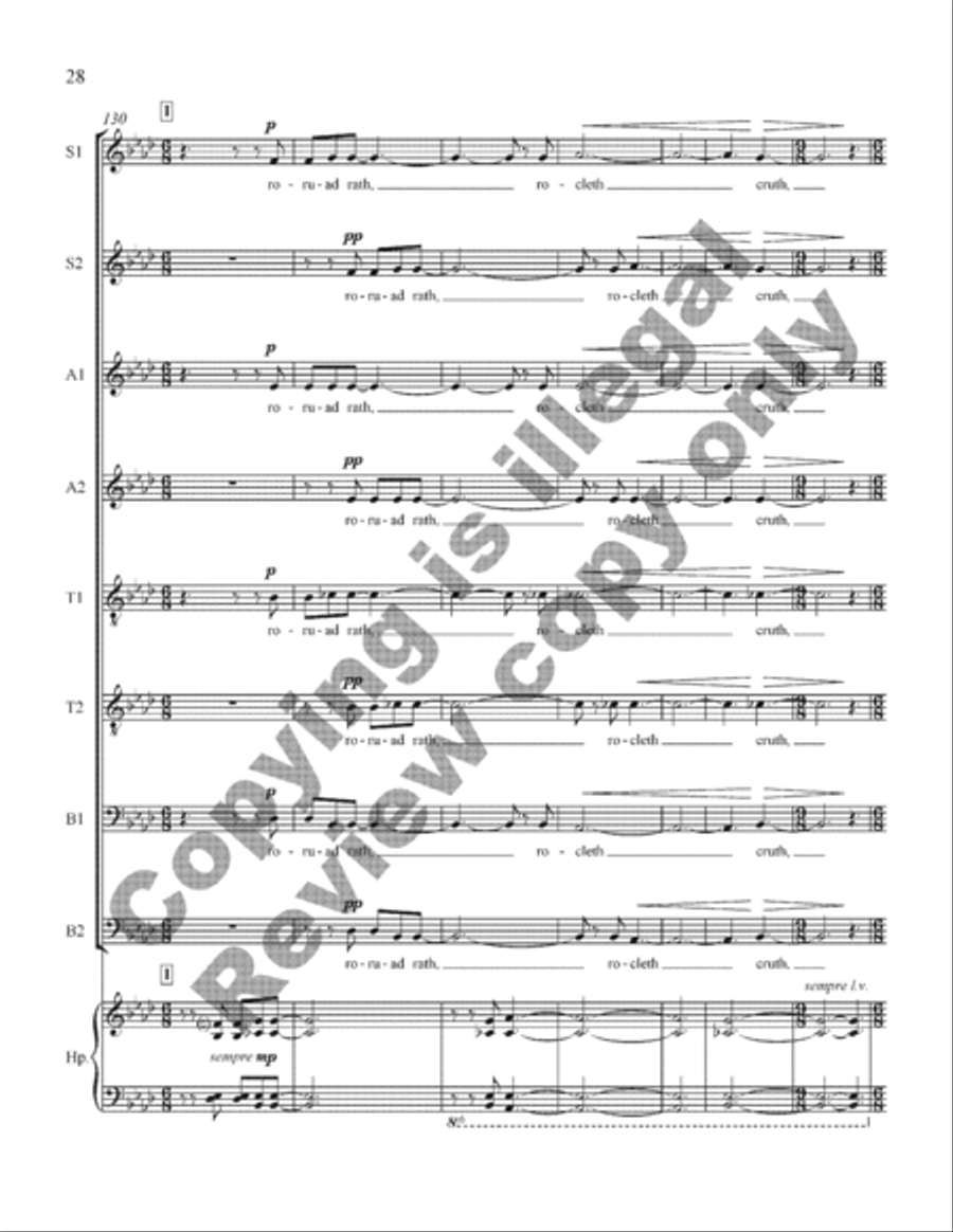 Scel lem duib Scel lem duib SSAATTBB scores gallery preview page 28