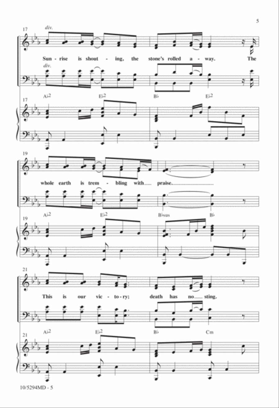 Long Live the King 4-Part scores gallery preview page 4