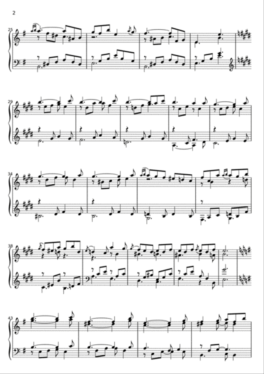 A Child's Wish Piano Solo scores gallery preview page 2