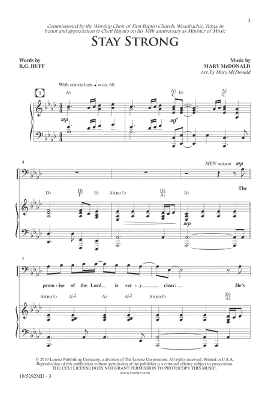 Stay Strong 4-Part scores gallery preview page 3