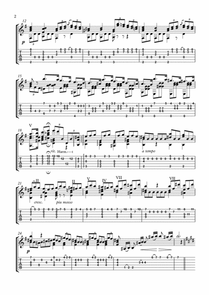 Classical Guitar Hits - Melodia by Traditional Acoustic Guitar - Digital Sheet Music