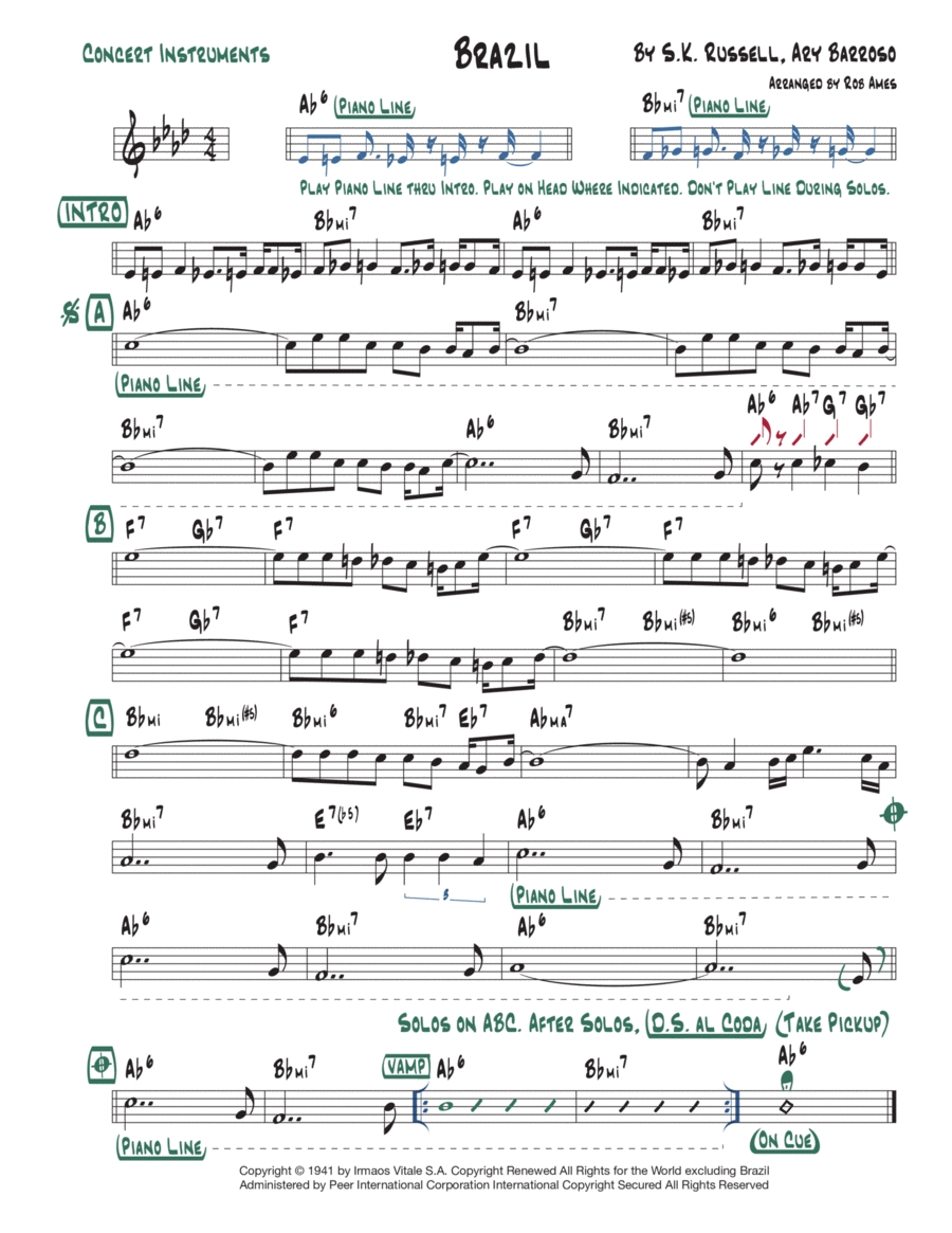 Brazil Voice scores gallery preview page 1