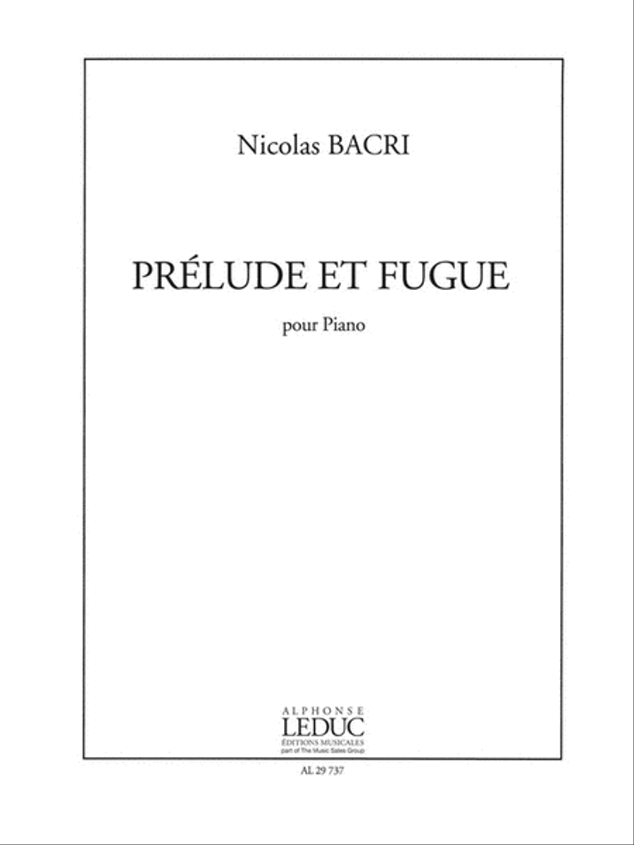 Prelude Et Fugue, Op. 91 Piano Solo scores gallery preview page 1