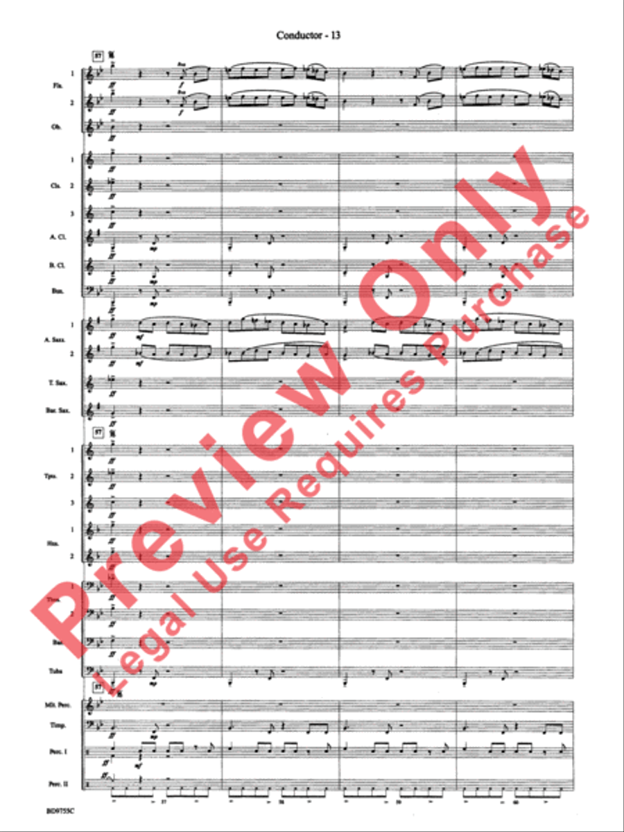 The Maelstrom Concert Band scores gallery preview page 16