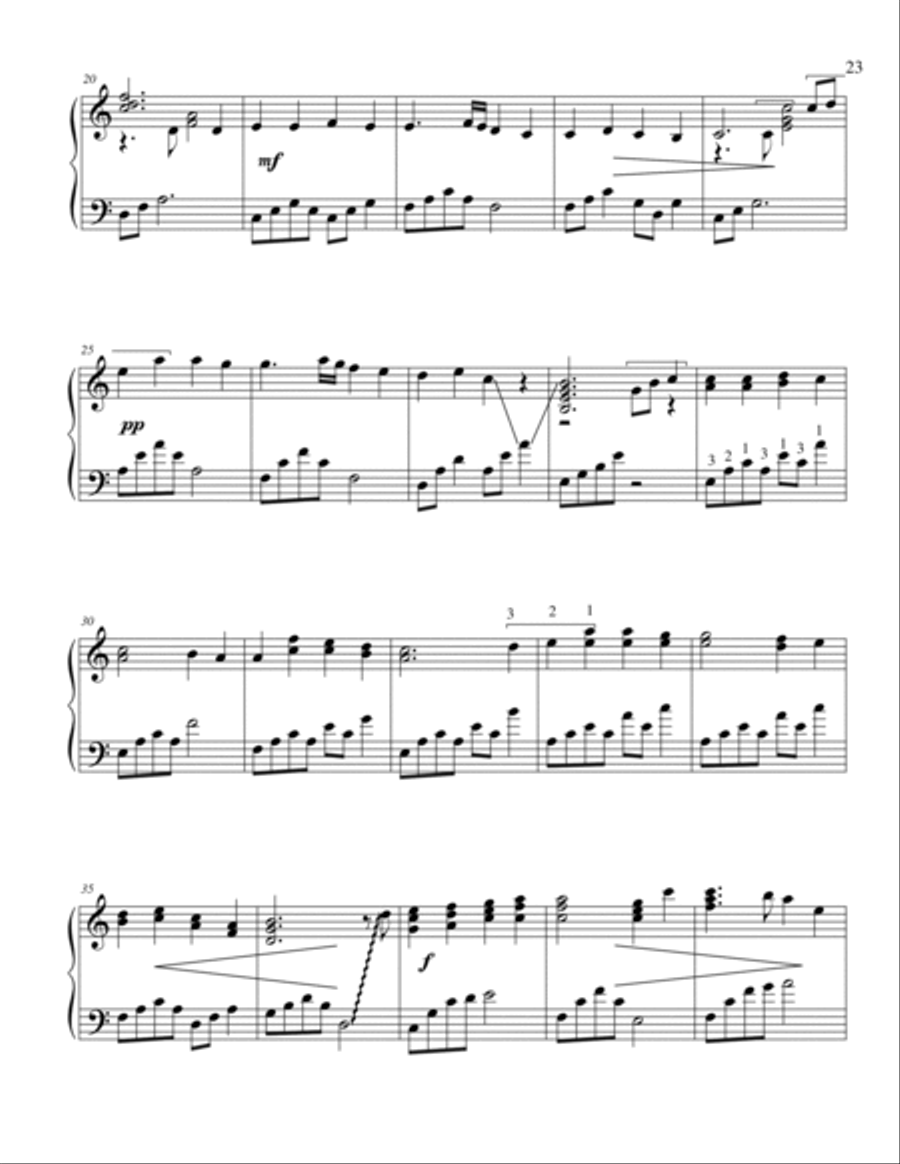 The Church's One Foundation Harp scores gallery preview page 2