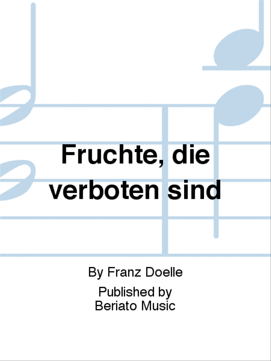 Früchte, die verboten sind Voice Solo scores gallery preview page 1