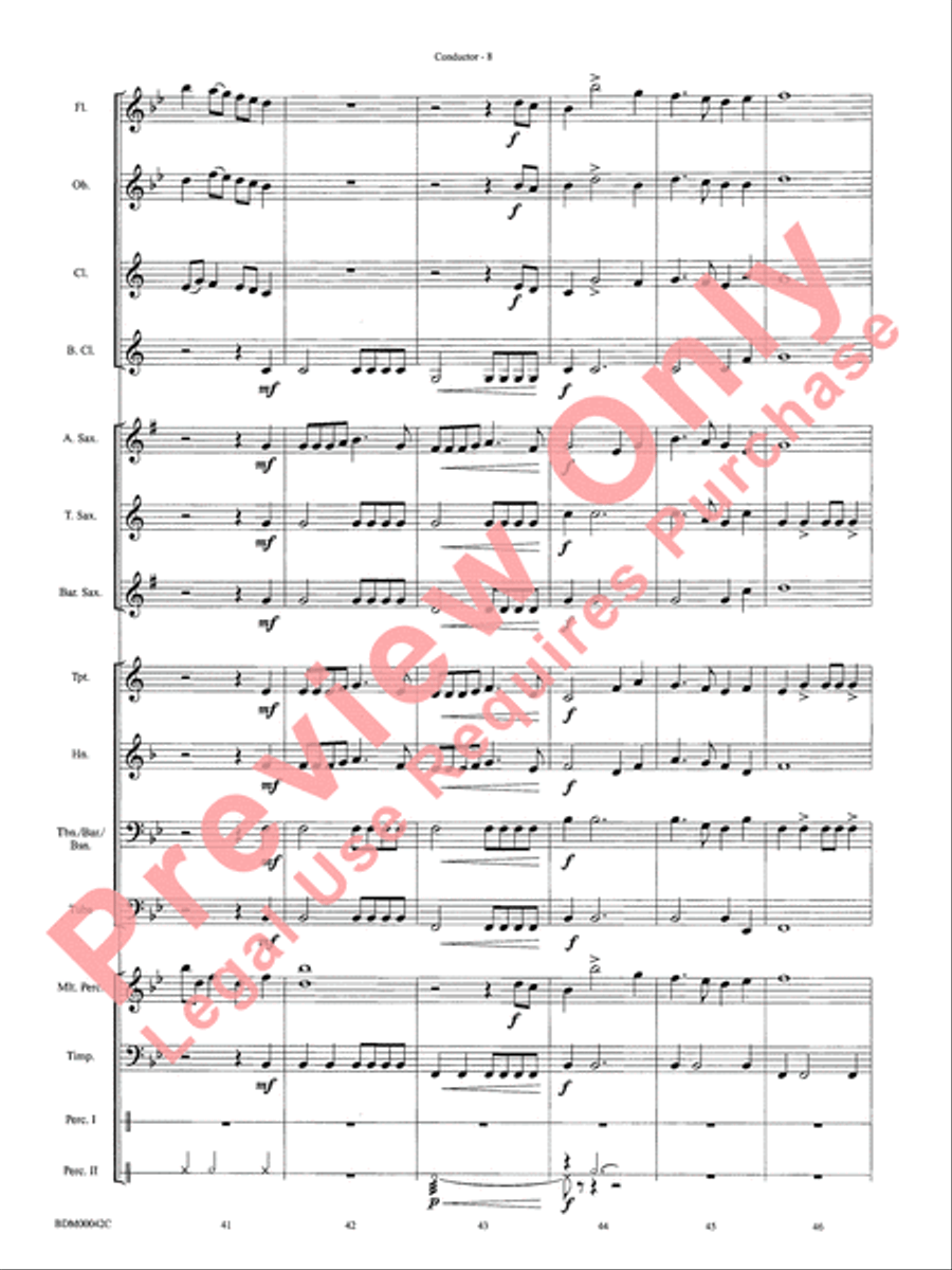 Let Heaven and Nature Sing! Concert Band scores gallery preview page 11
