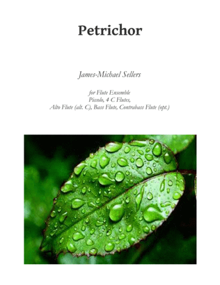 Book cover for Petrichor (for Flute Choir)