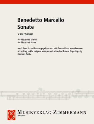 Book cover for Sonata G major