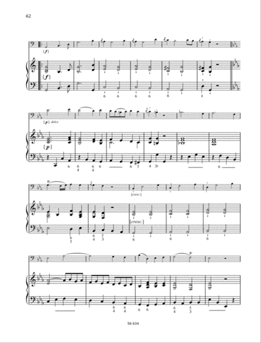 Sonata C major Piano Accompaniment scores gallery preview page 3