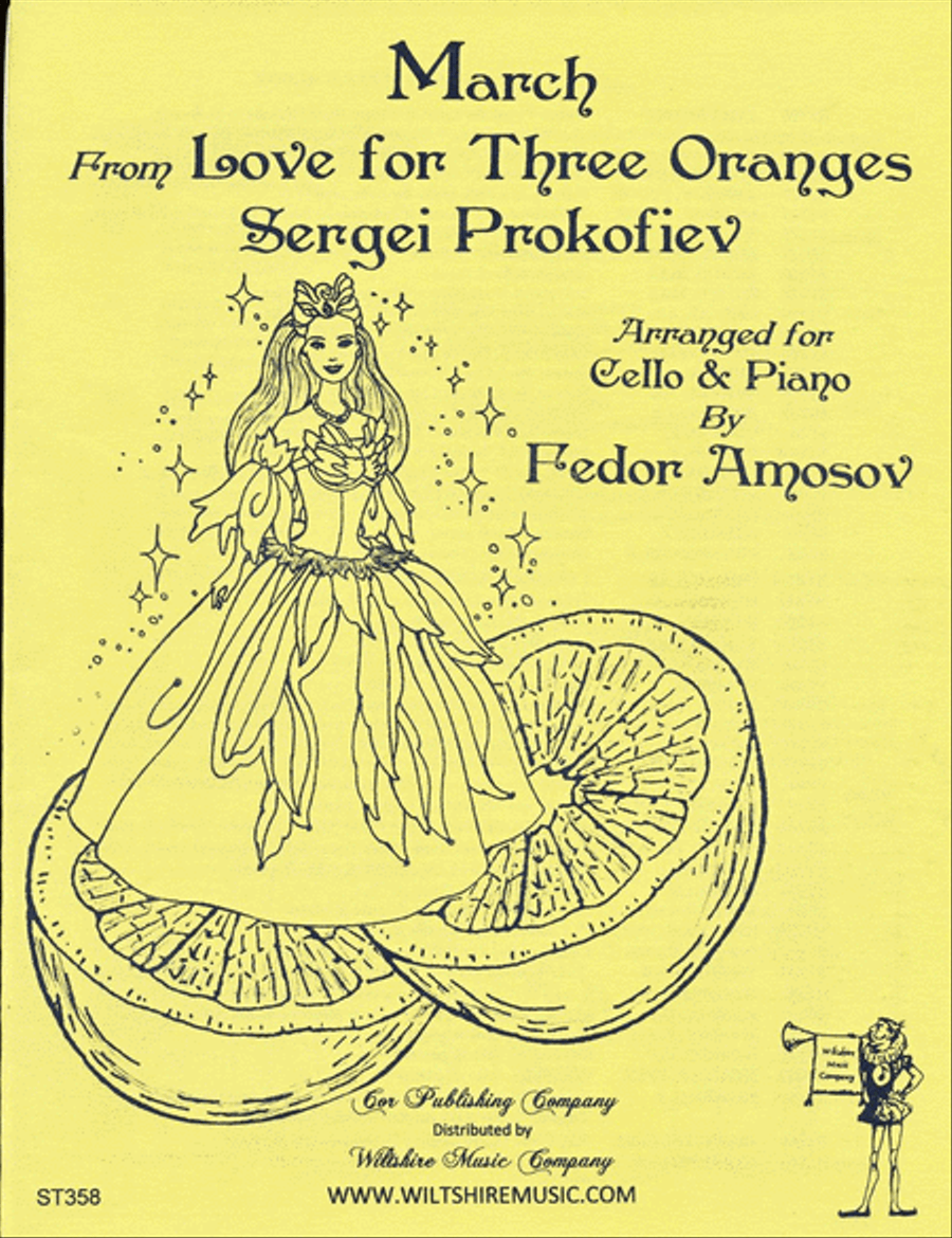 March form Love for Three Oranges (Amosov) Piano Accompaniment scores gallery preview page 1