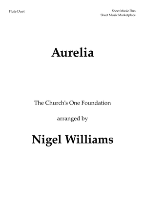 Book cover for Aurelia (The Church's One Foundation), for Flute Duet