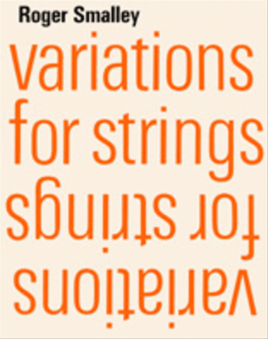 Variations for Strings Variations for Strings String Orchestra scores gallery preview page 1