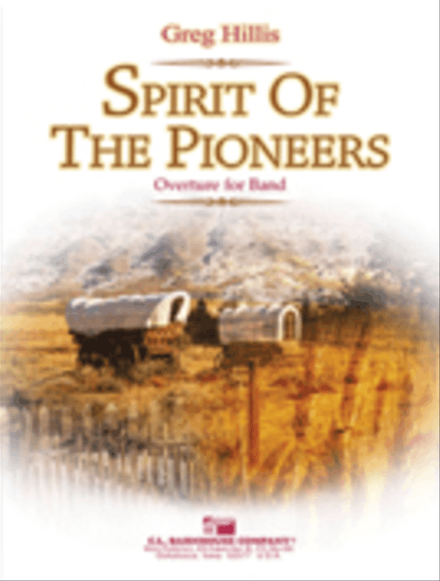 Spirit of the Pioneers Concert Band scores gallery preview page 1