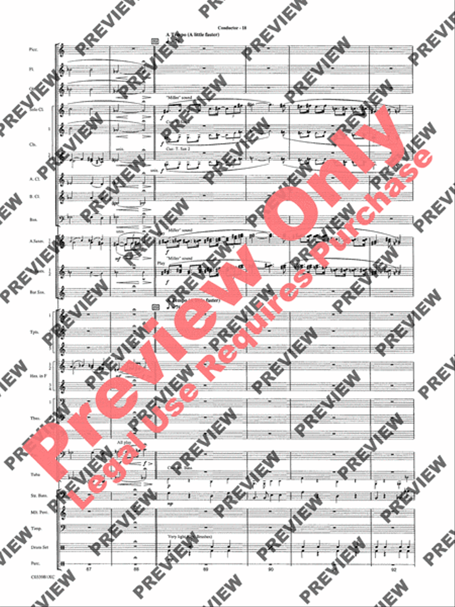 In the Miller Mood Concert Band scores gallery preview page 21