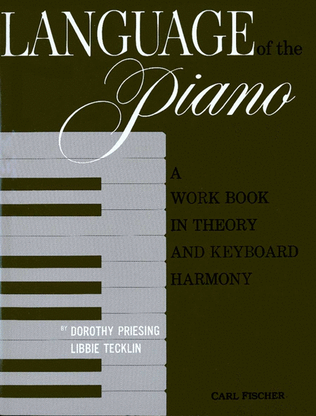 Book cover for Language of the Piano