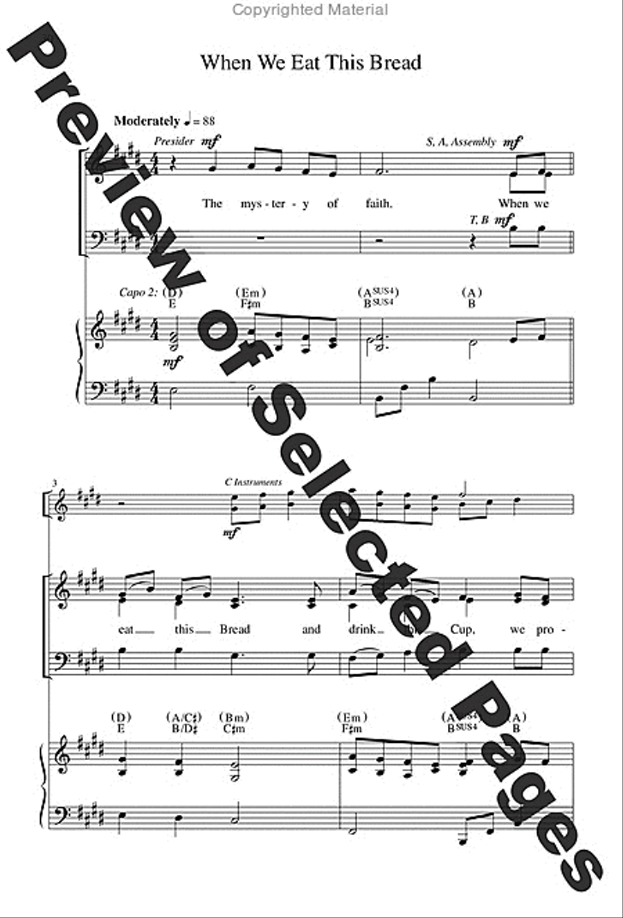 The Glendalough Mass CD scores gallery preview page 17
