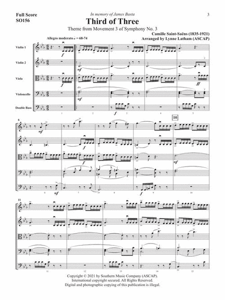 Third of Three: Theme from Symphony No. 3, Mvt. 3