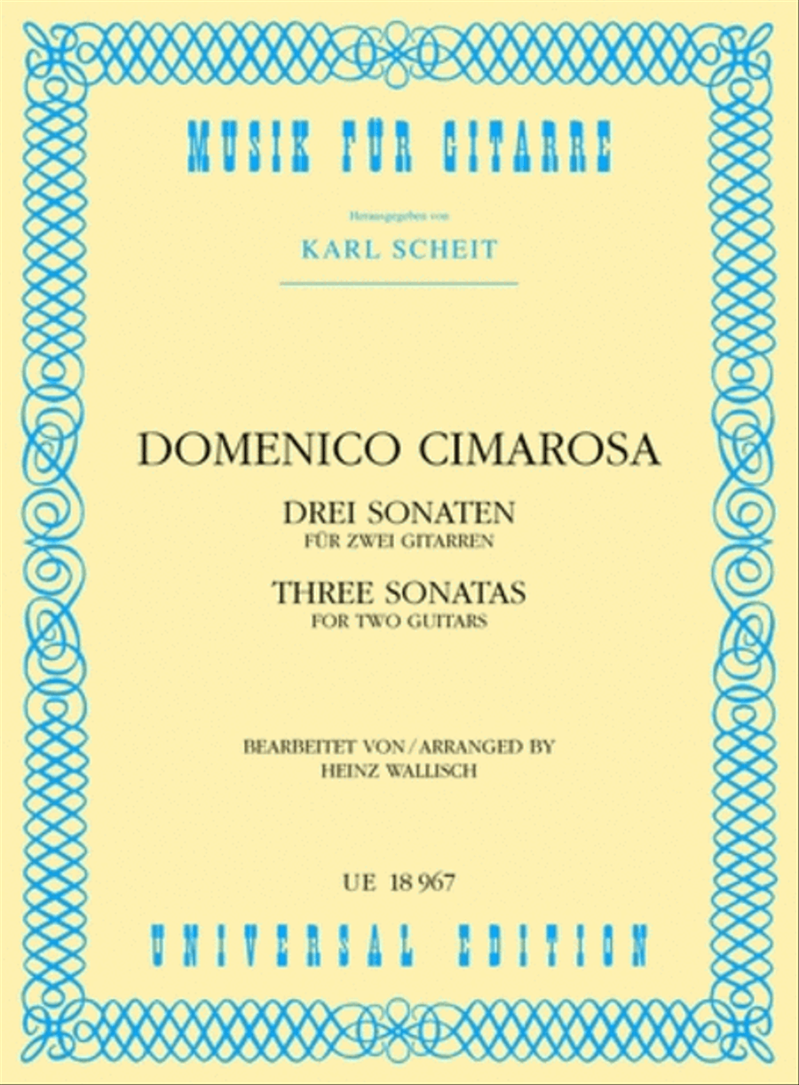 Sonatas, 3, for 2 Guitars