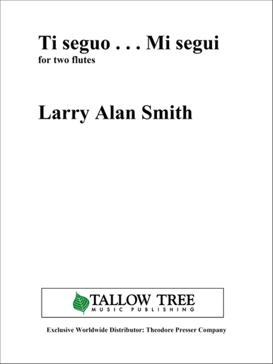 Ti seguo . . . Mi segui Flute Duet scores gallery preview page 1