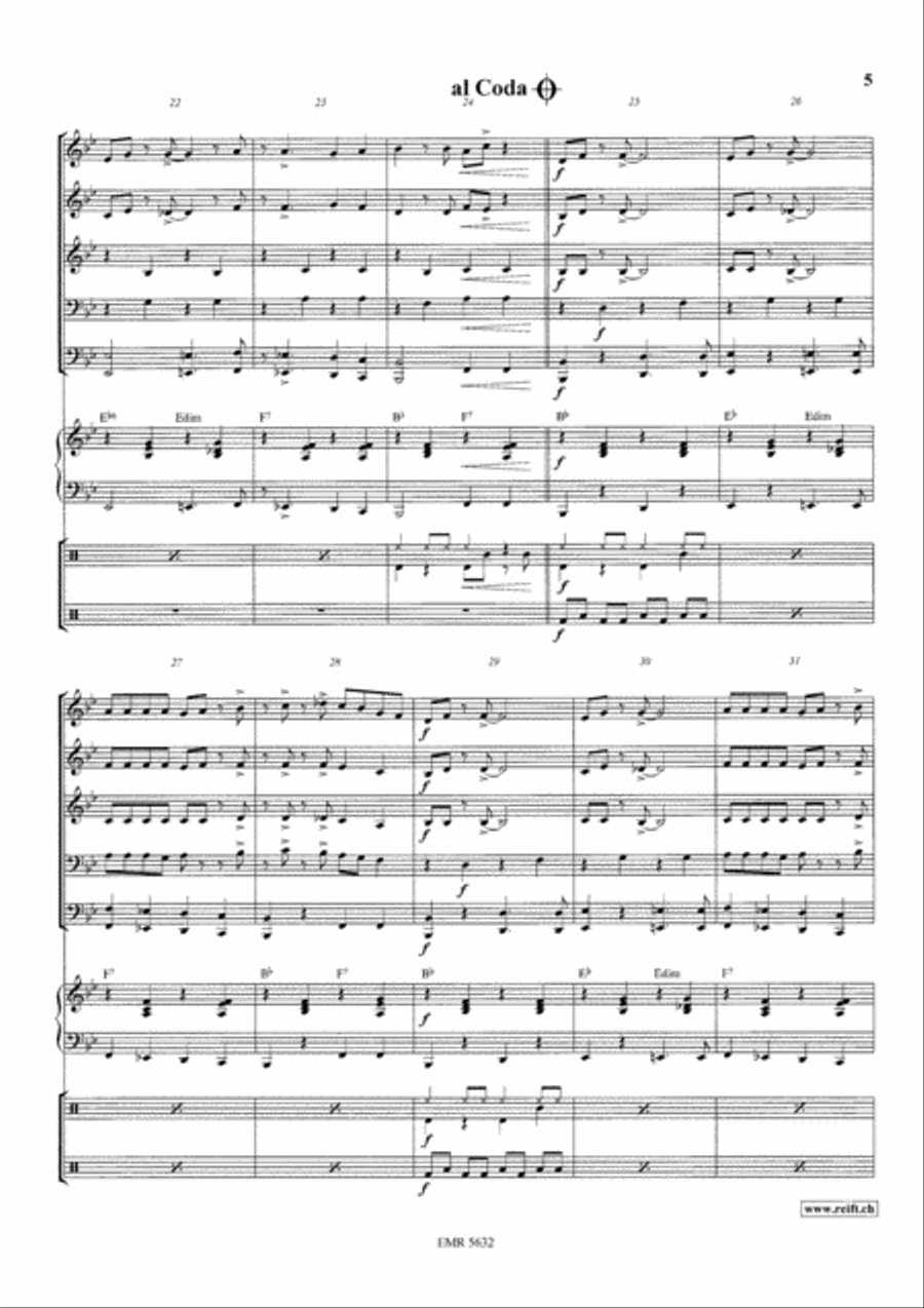 Little Brown Jug Little Brown Jug Brass Band scores gallery preview page 5