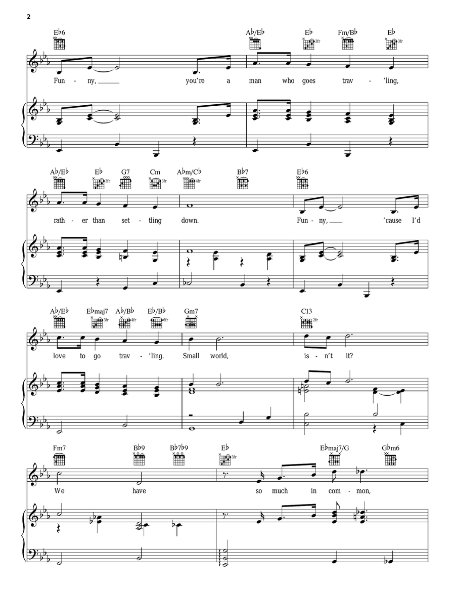 Small World Guitar scores gallery preview page 2