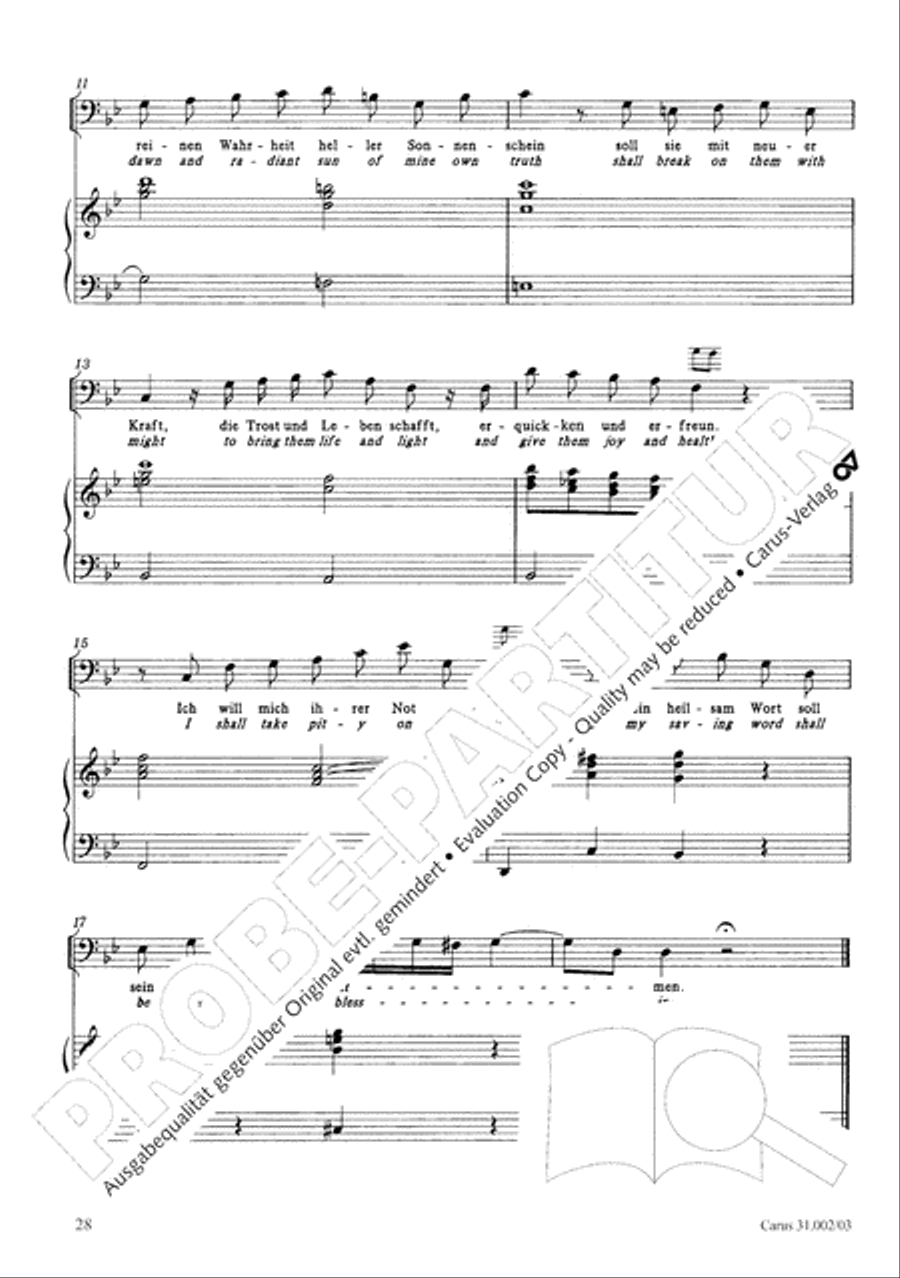 O God, from heaven look on us (Ach Gott, vom Himmel sieh darein) ATB scores gallery preview page 29