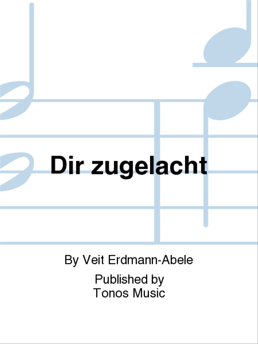 Dir zugelacht 4-Part scores gallery preview page 1