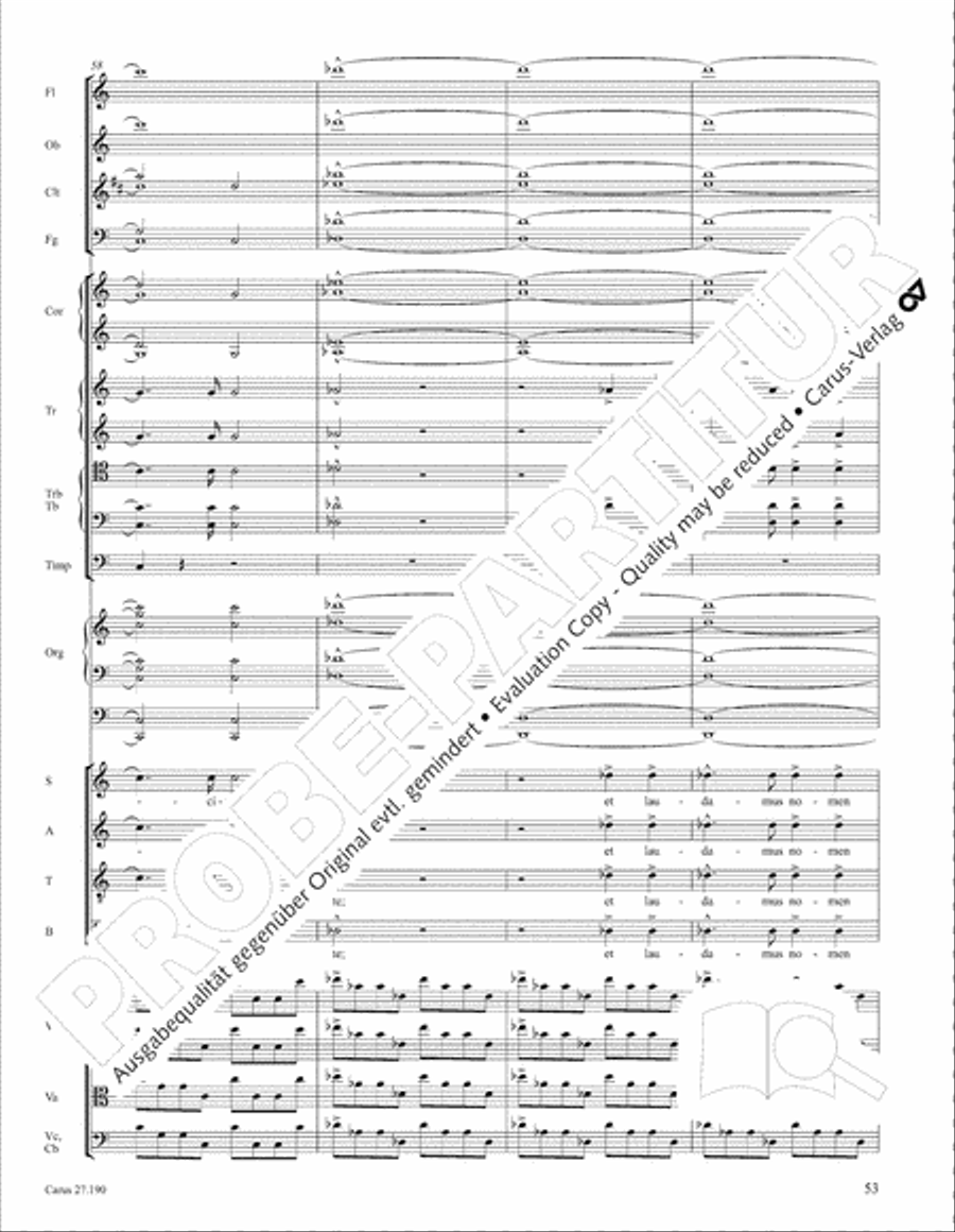 Te Deum 4-Part scores gallery preview page 60