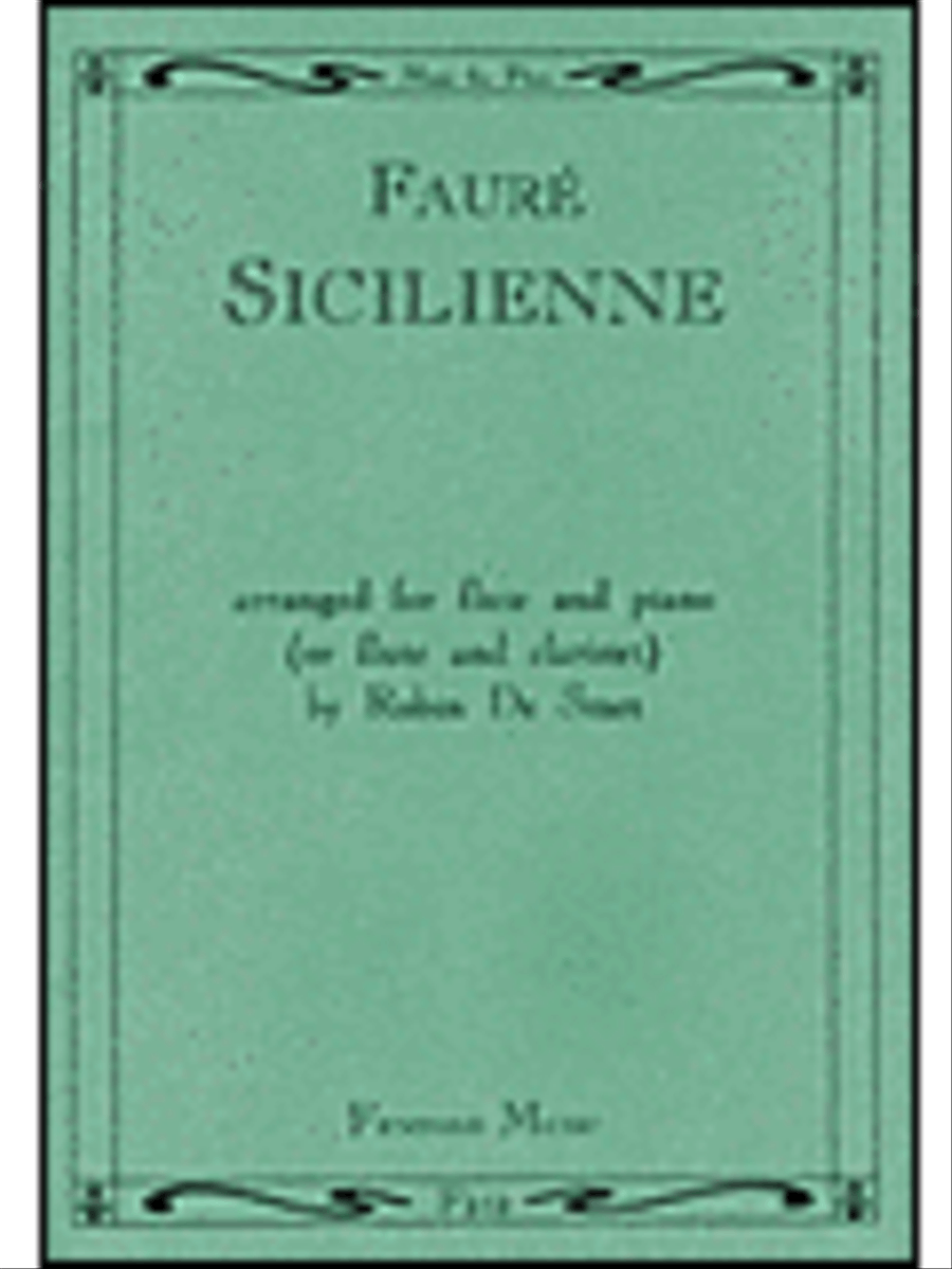 Sicilienne Op. 78 Clarinet scores gallery preview page 1