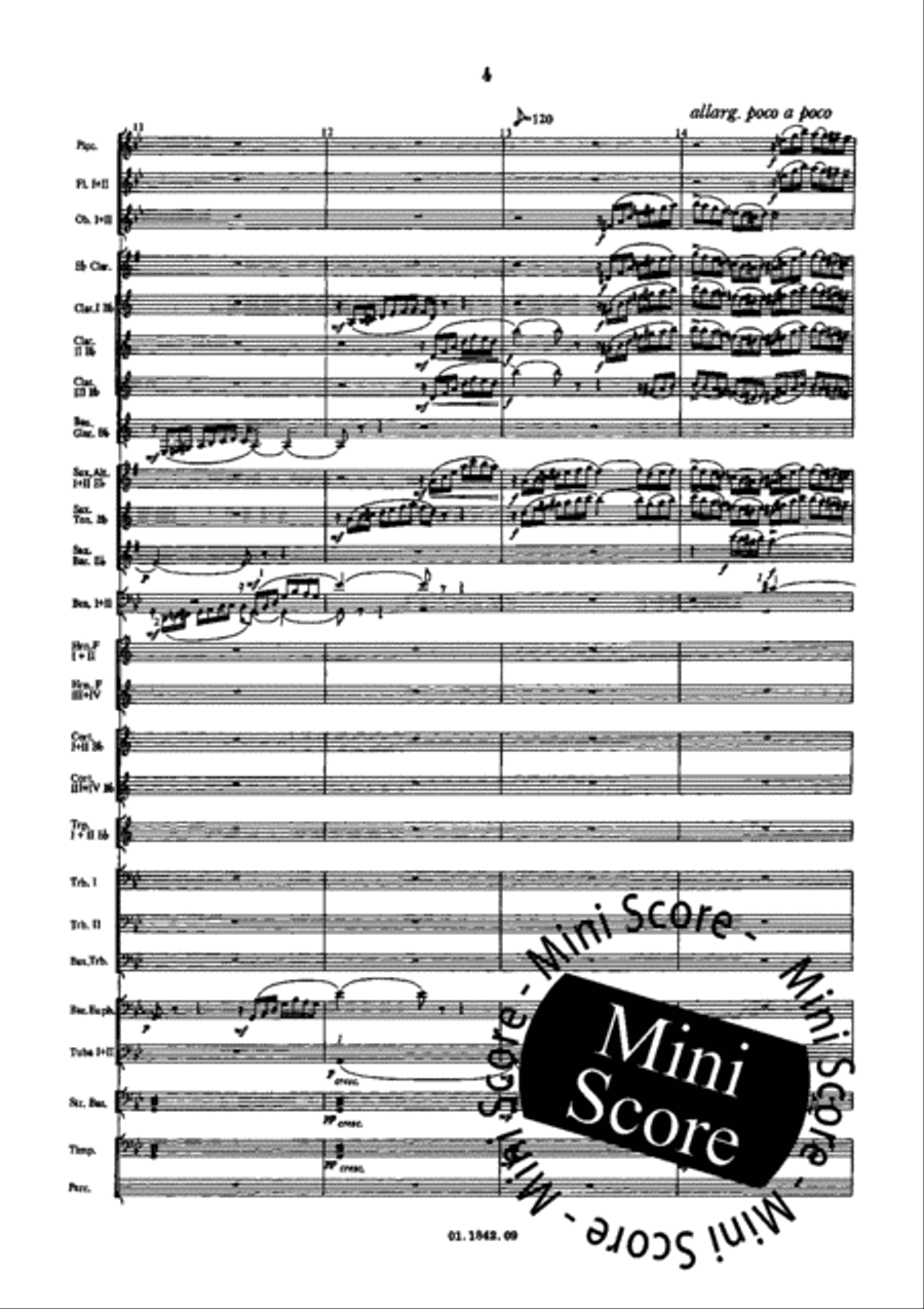 Fantasia and Fugue Concert Band scores gallery preview page 14