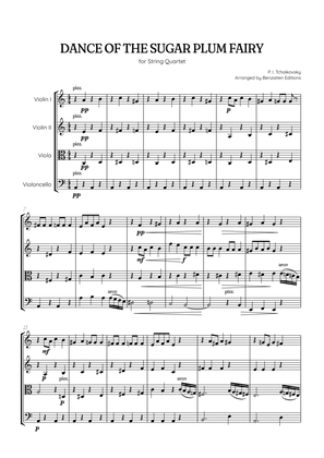 Dance of the Sugar Plum Fairy • String Quartet sheet music