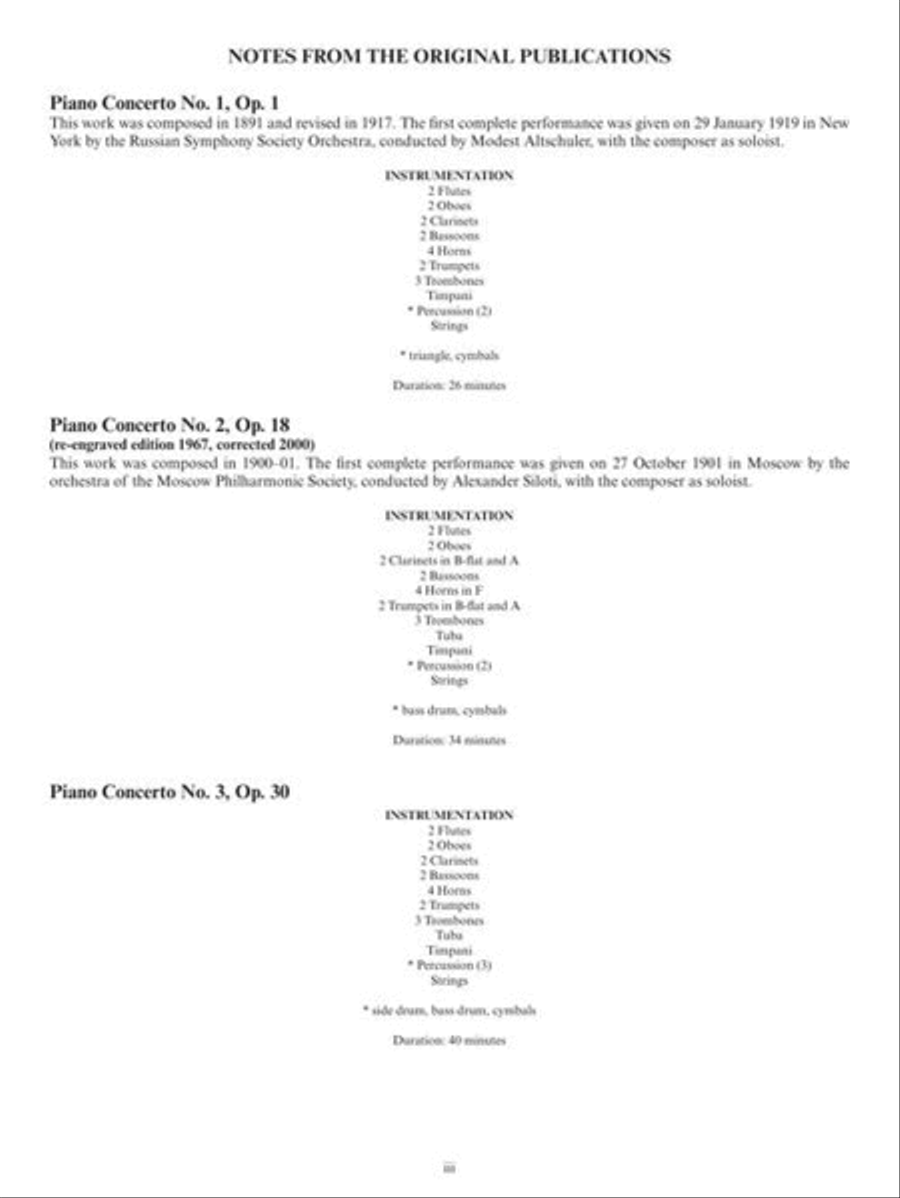 Complete Piano Concertos Nos. 1-4 & Rhapsody on a Theme of Paganini Piano Solo scores gallery preview page 6