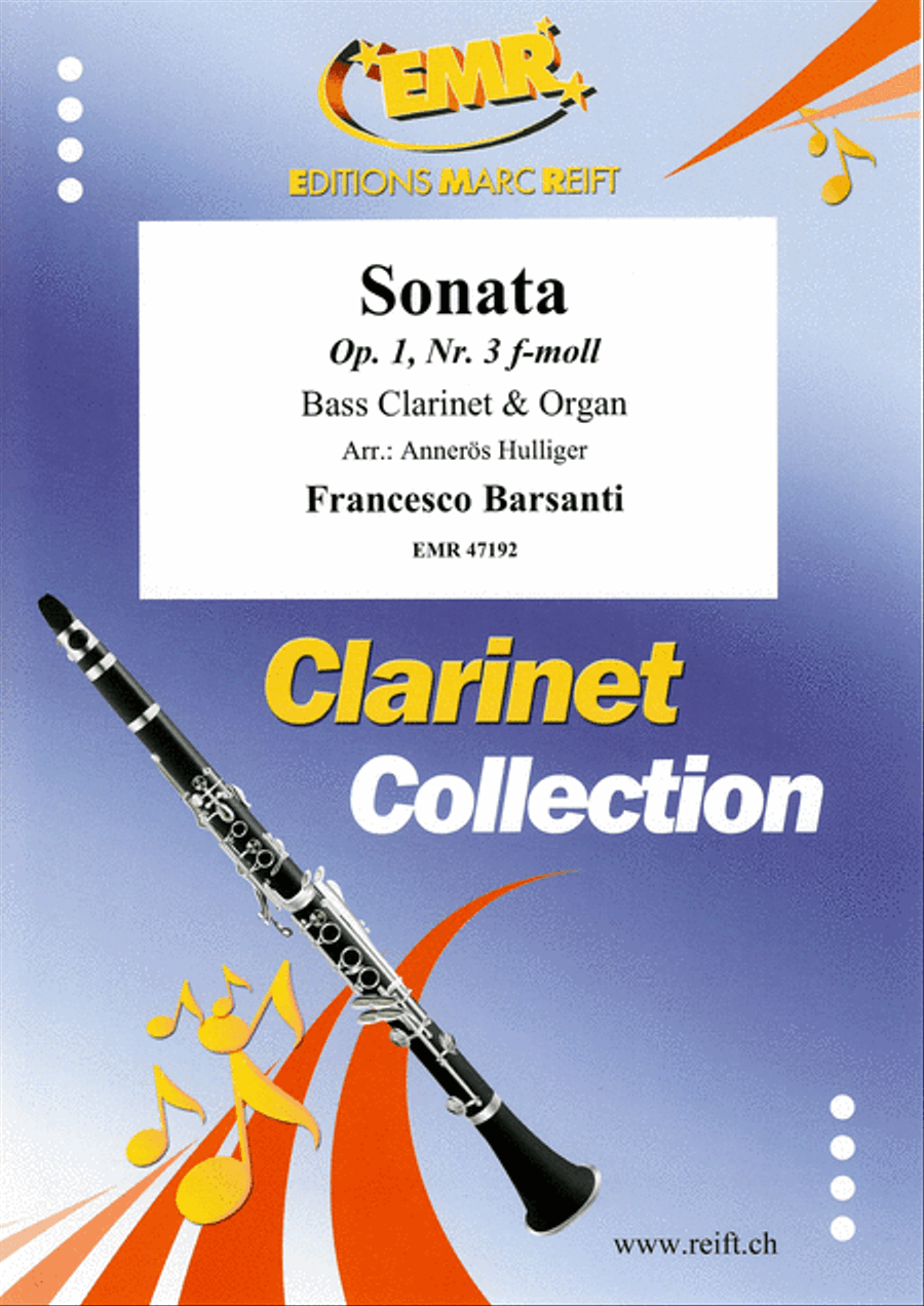 Sonata Sonata Bass Clarinet scores gallery preview page 1