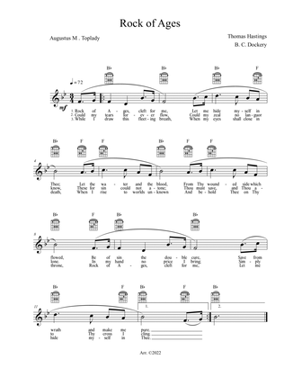 Rock of Ages (Lead Sheet)