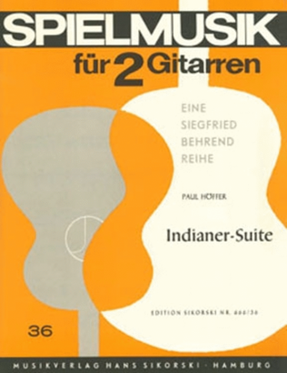 Book cover for Indianer-suite Fur 2 Gitarren