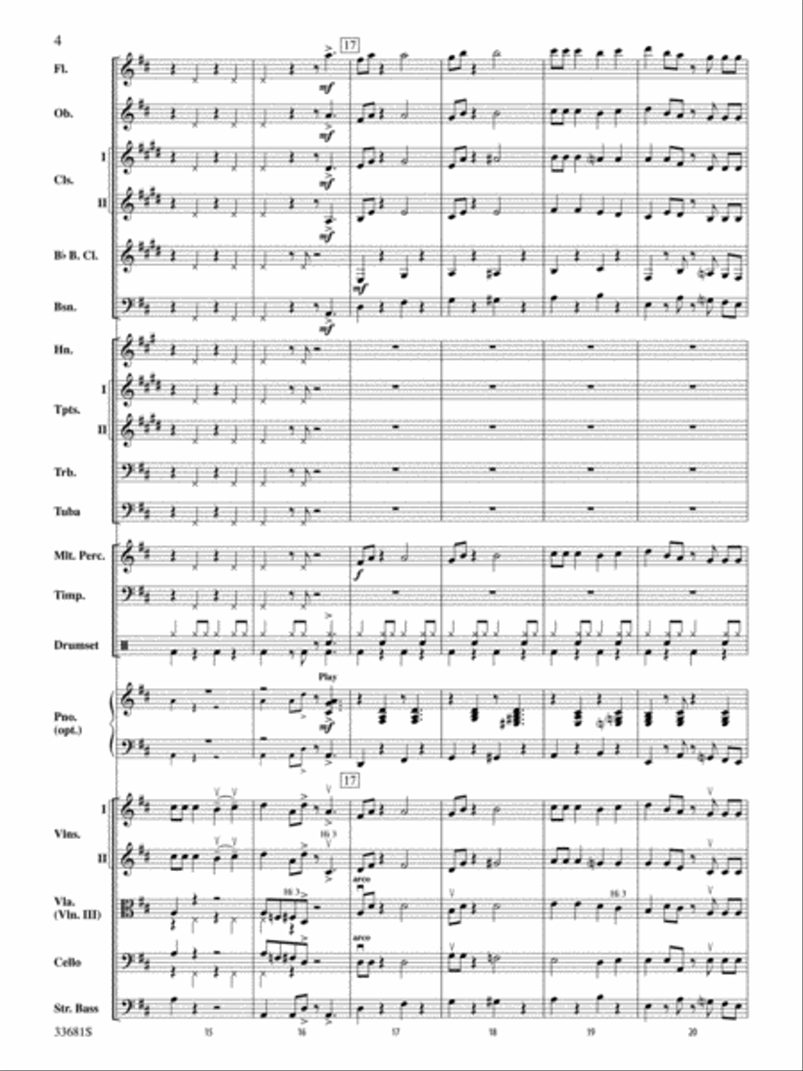 Jazzy Little Brown Jug Jazzy Little Brown Jug Full Orchestra scores gallery preview page 4