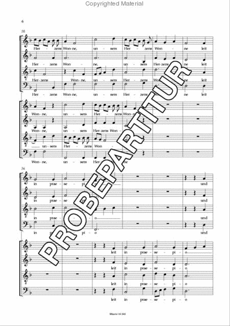 In dulci jubilo 4-Part scores gallery preview page 6