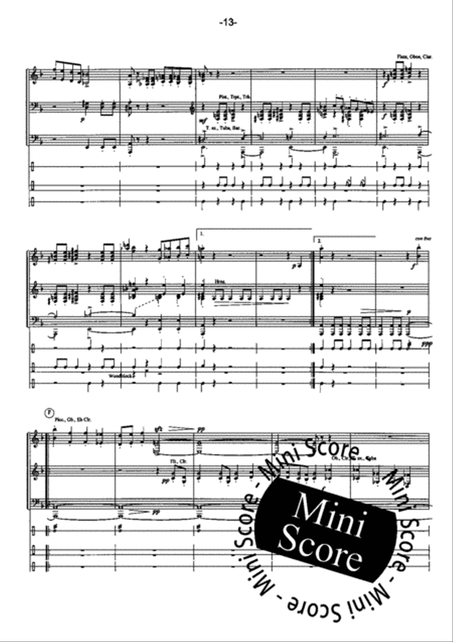Partita Concert Band scores gallery preview page 16