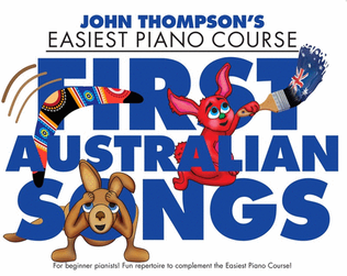Book cover for Easiest Piano Course First Australian Songs