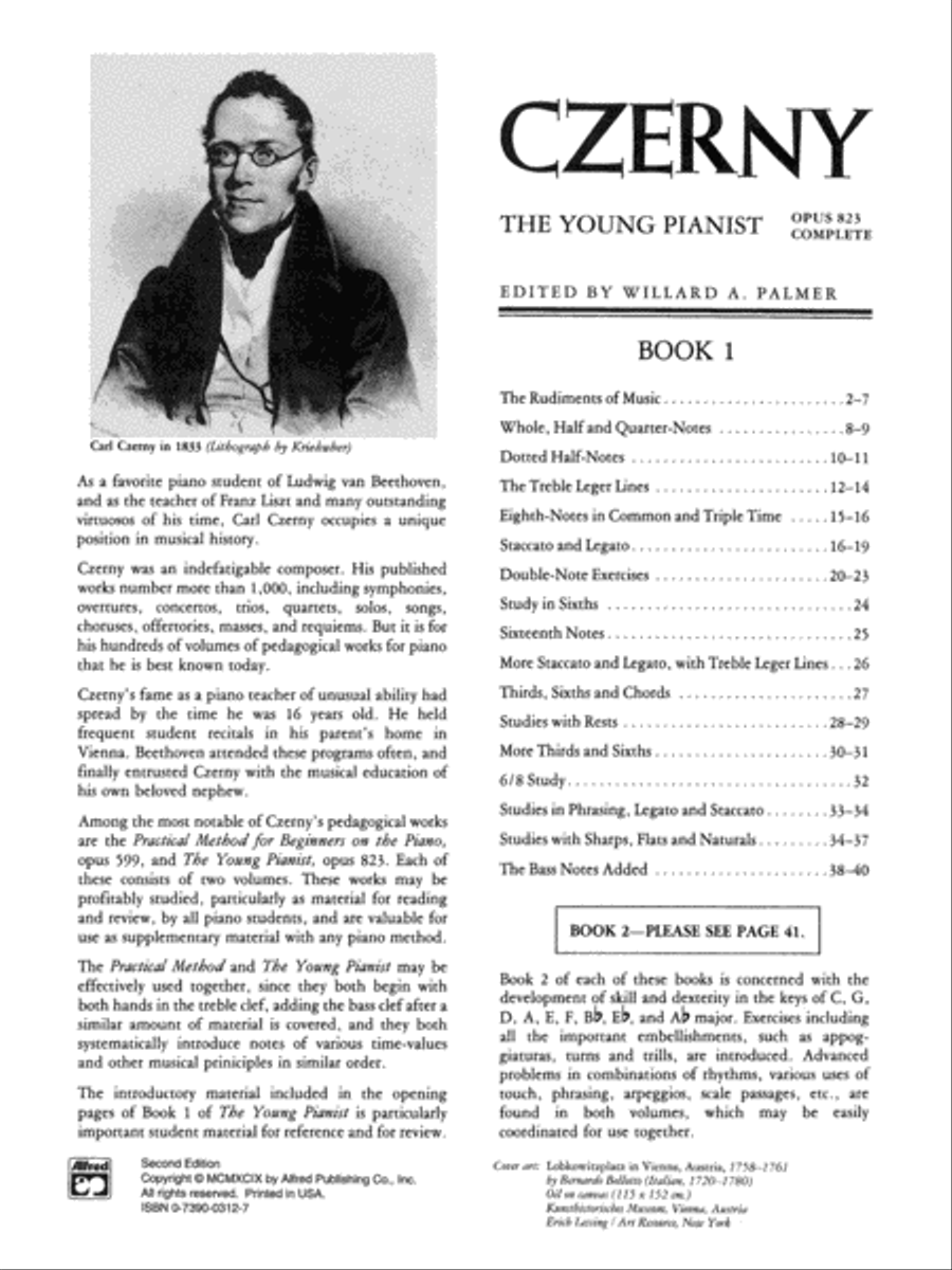Czerny -- The Young Pianist, Op. 823 (Complete) Piano Method scores gallery preview page 7