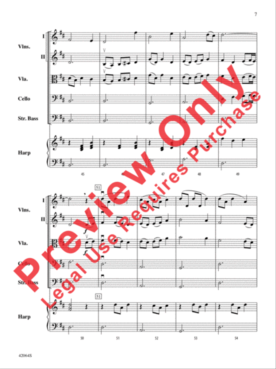 An Irish Farewell String Orchestra scores gallery preview page 8